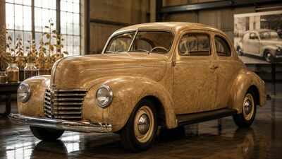 In 1941, Henry Ford introduced an experimental soybean car that used plant-based plastic body panels and challenged the future of steel automobiles