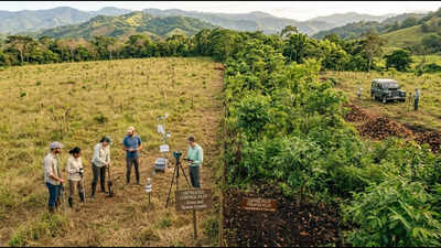 In 2018, scientists spread 30 truckloads of coffee pulp on a degraded Costa Rican pasture; two years later, tree canopy exceeded 80%, compared with about 20% in an untreated plot