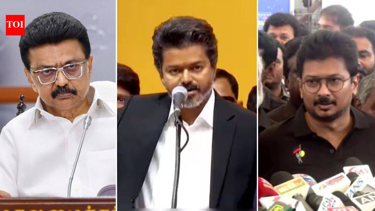 'Budget to praise CM Vijay, not address drought': MK Stalin, Udhayanidhi say TVK has failed farmers