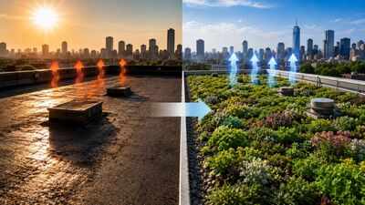 Scientists reveal how green roofs lower rooftop temperatures by 40°F from heat traps to cooling systems