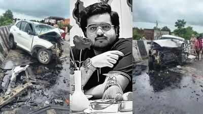Calf, brick or speed? Conflicting accounts emerge after Atiq Ahmed’s son dies in car crash