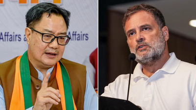 'We are not enemies': Rijiju meets Rahul to break Parliament logjam over Delimitation, FCRA