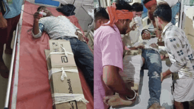 Watch: Accident victim's fractured leg tied with carton at Bihar Hospital; probe ordered