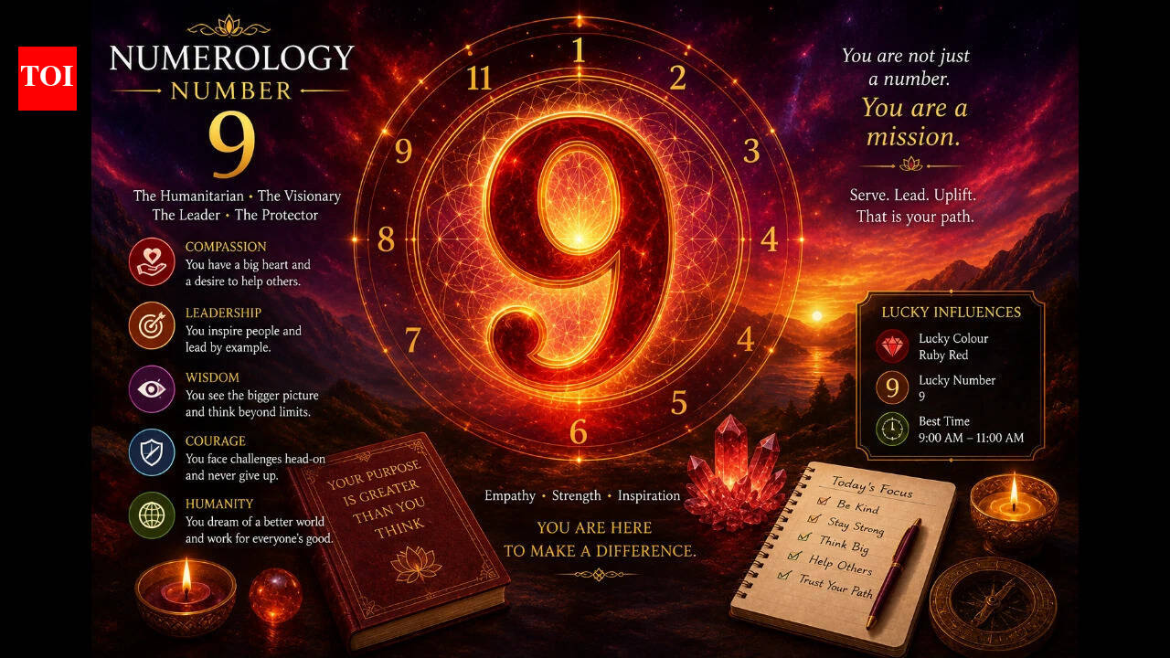 Daily Numerology Horoscope, 08 August 2026 - Mulank 9: Bold Action Needs Control