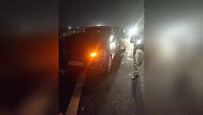 Man thrown over Delhi-Mumbai Expressway railings, dies after being bumped by parked car