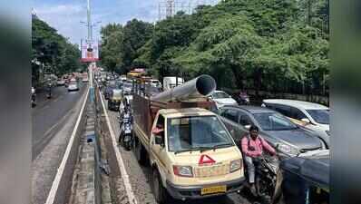 Triple trouble: Traffic curbs, potholes & vehicle breakdowns bring city to a halt