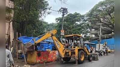 35 encroachments cleared on Bengaluru’s Vijayanagar Food Street