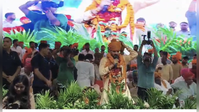 Massive show of strength as Brijbhushan Singh visits home turf post acquittal