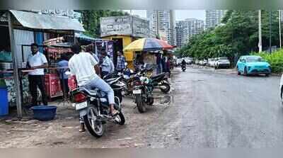 Illegal parking, dhabas and garages choke access to Emerald Floors Premier in Gurgaon