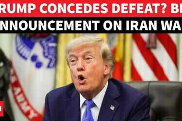 ON CAM: Trump Admits Iran Defeat? Big Announcement On U.S. War As Tehran Stands Firm