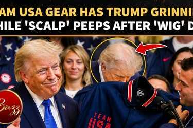 Trump Grins In Team USA Gear As Fresh Hair Debate Erupts At White House