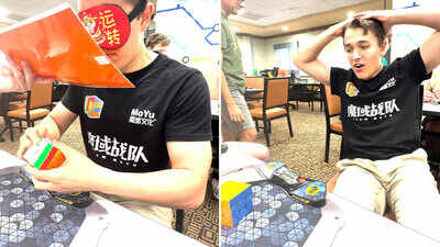 He solved a Rubik's Cube blindfolded in just 11.56 seconds: Meet the 21-year-old Guinness World Record holder inspiring millions