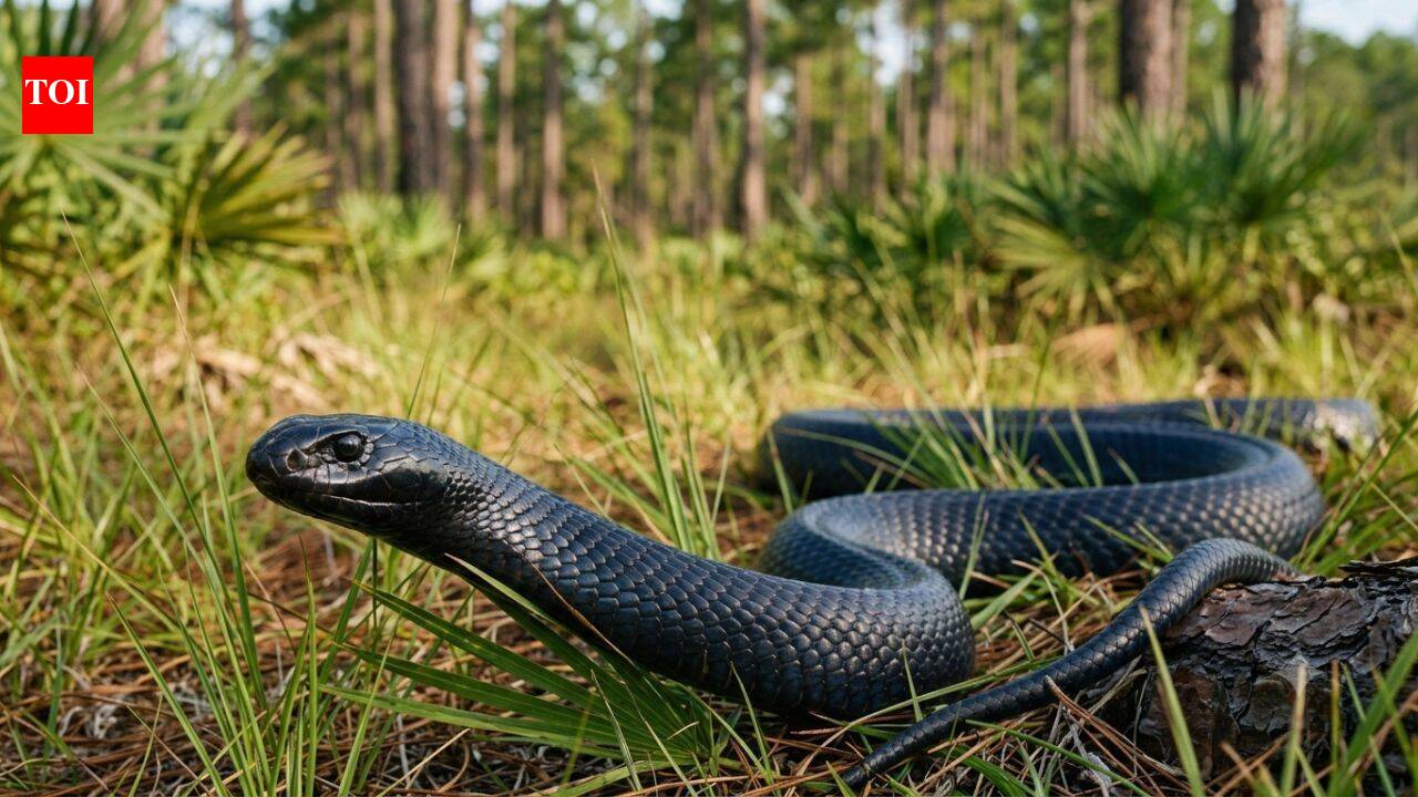 Scientists release 42 snakes to bring a giant US species back