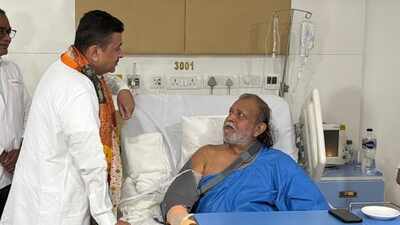 Mithun Chakraborty hospitalised, undergoes minor surgery in Kolkata, West Bengal CM Suvendu Adhikari drops health update on the actor after visiting him - PICS inside