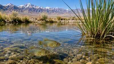 California biologist Phil Pister saved the last Owens pupfish from extinction in 1969 by carrying every surviving fish in two buckets