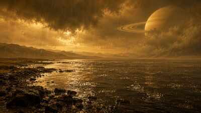 Scientists discover Titan's methane rainstorms are far more intense than expected, reshaping Saturn's largest moon