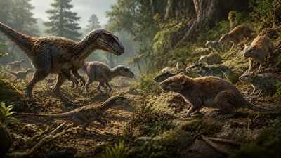 Why there were no tiny dinosaurs: New study suggests mammals may have stopped dinosaurs evolving into smaller species