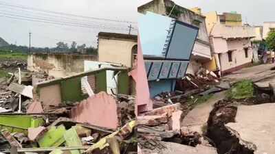 Around 12 houses collapse after fresh land subsidence in Jharkhand; panic grips residents