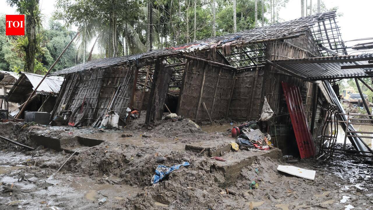 Terrified villagers cling to life on trees & rooftops, rescue teams brave trobled waters for the save