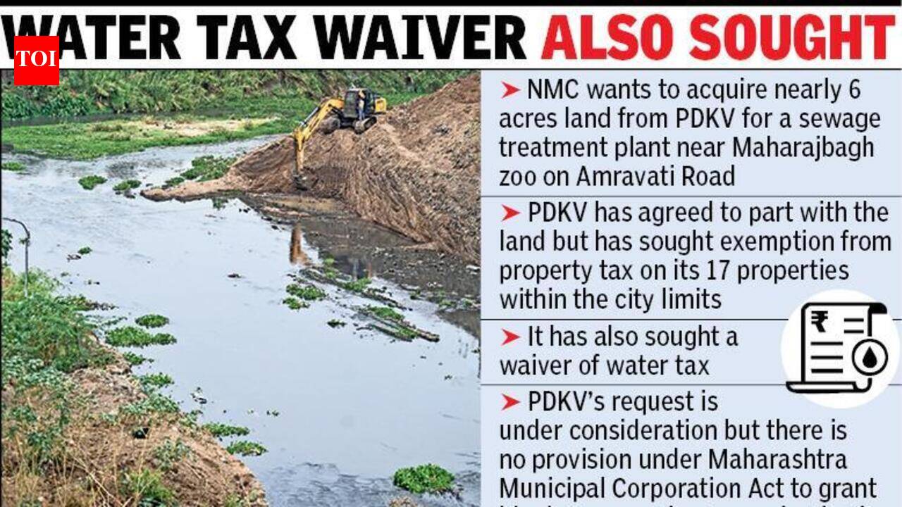 PDKV wants property tax waiver to part with land for Nag River project