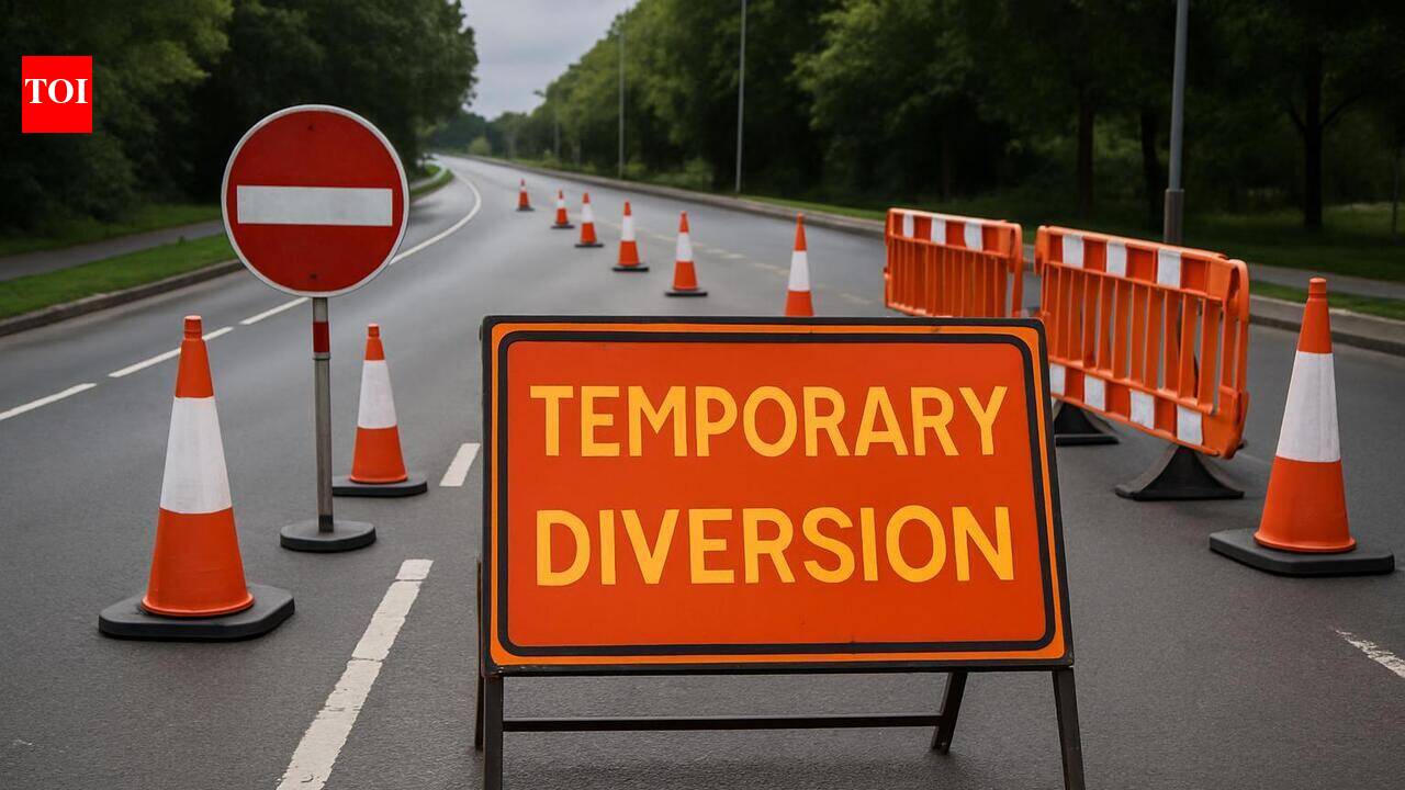 Traffic diversion near Gandhi Nagar flyover from August 8-16