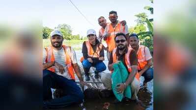 Actress Bhumi Pednekar joins flood relief efforts in Sivasagar