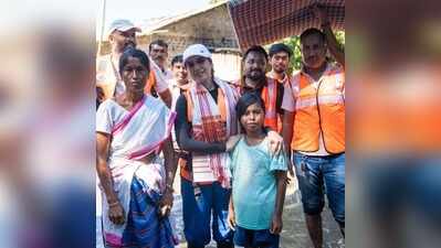 Actress Bhumi Pednekar joins flood relief efforts in Sivasagar