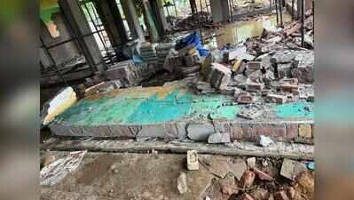 Wall collapses at school site, 2 taking shelter from rain die