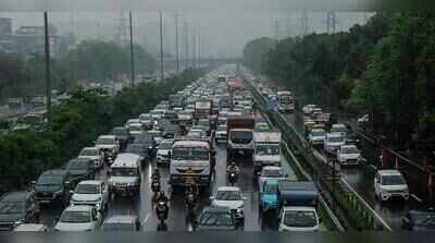 Intense rain spell brings another day of road miseries in Gurgaon