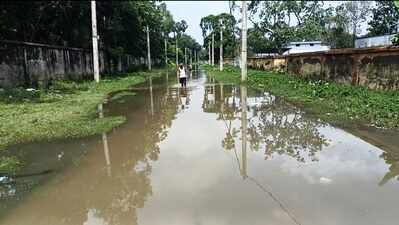 Rain floods TMBU hostels, disrupts campus life