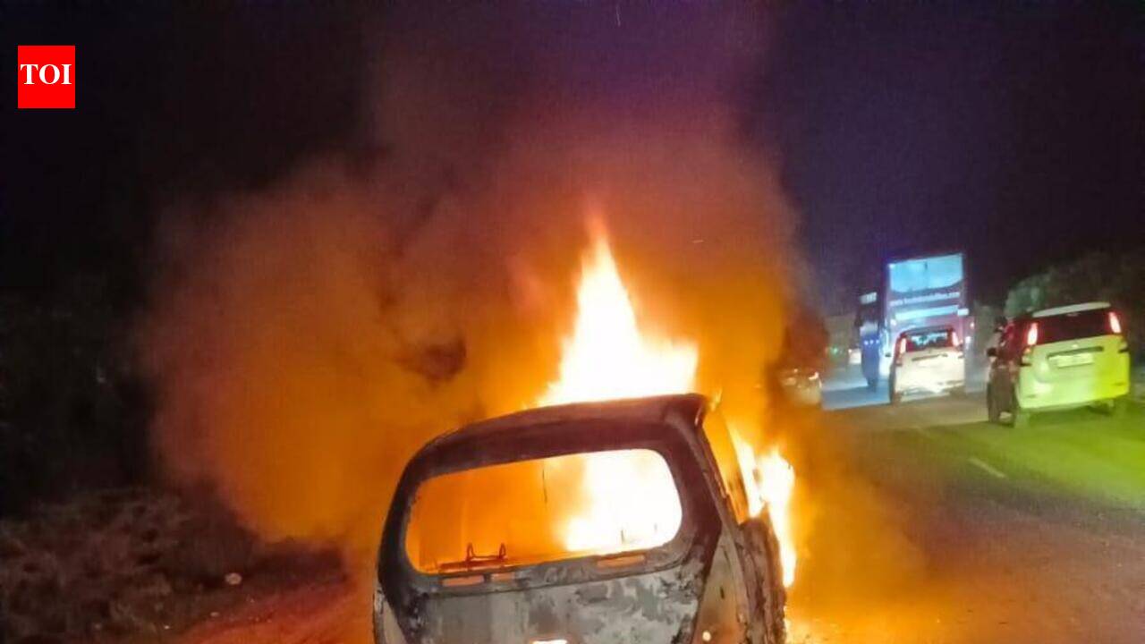Medical trader, 32, burnt alive as car catches fire near BKT