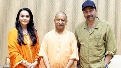 Sunny Deol and Preity Zinta meet Uttar Pradesh CM Yogi Adityanath in Lucknow ahead of 'Batwara 1947' release: 'Had a warm conversation'