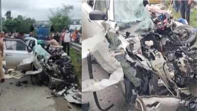 Swift car rams into parked truck on Jalandhar-Maksudan Bypass; 3 dead