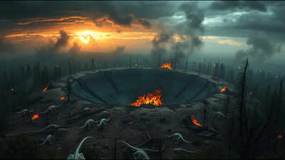 <b>The asteroid that killed the dinosaurs nearly wiped out birds too, leaving only a few ground-dwelling survivors</b>