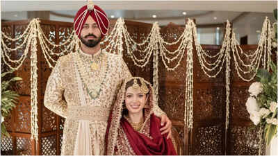 Charlie Chauhan ties the knot with KKR cricketer Ramandeep Singh; Shubman Gill, Abhishek Sharma congratulate the couple