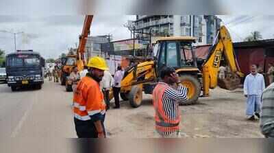 NHAI swoops on encroachments along M'luru-Talapady highway