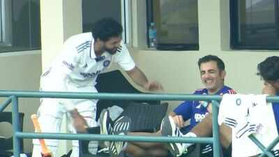 Ravindra Jadeja’s Kuldeep Yadav imitation leaves Gautam Gambhir in splits - Watch
