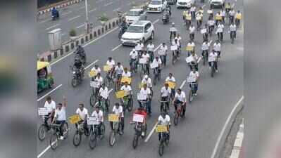 Cycle rally takes drug-free society message to city homes