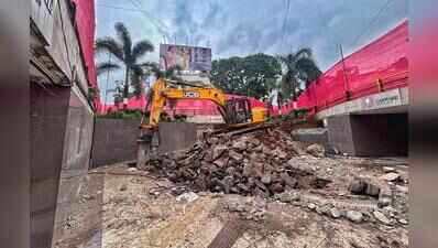 Pedestrian underpass at Deccan Gymkhana shut temporarily as PMC begins revamp & beautification of Chhatrapati Sambhaji Maharaj memorial