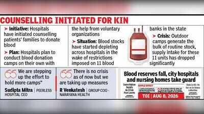 Donate Blood, Kol Hospitals Urge Patient Families After Supply Crunch