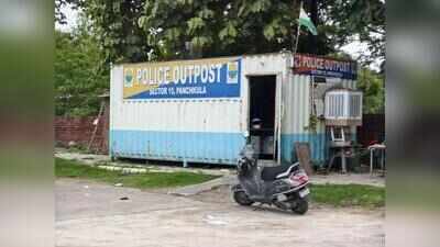 Changing room to police post: Container chowki in Pkl