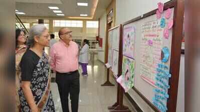 Skit, posters for maternal health awareness at PGI CME