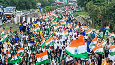 Tiranga Yatra: Patriotic marches held across UP, Haryana ahead of Independence Day