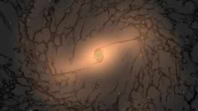 <b>Inside SMUGGLE-Ring project: Conveyor belt at the centre of galaxy is fuelling the growth of two massive structures at the same time</b>