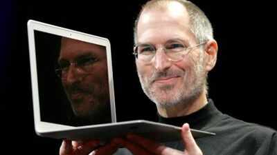 In 1997, after returning to Apple, 11 years after he was fired from the company he founded, Steve Jobs at staff townhall: Nike sells shoes, and yet …