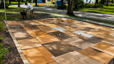 A Florida homeowner covered an entire lawn with cardboard. What happened next turned it into a haven for bees and butterflies