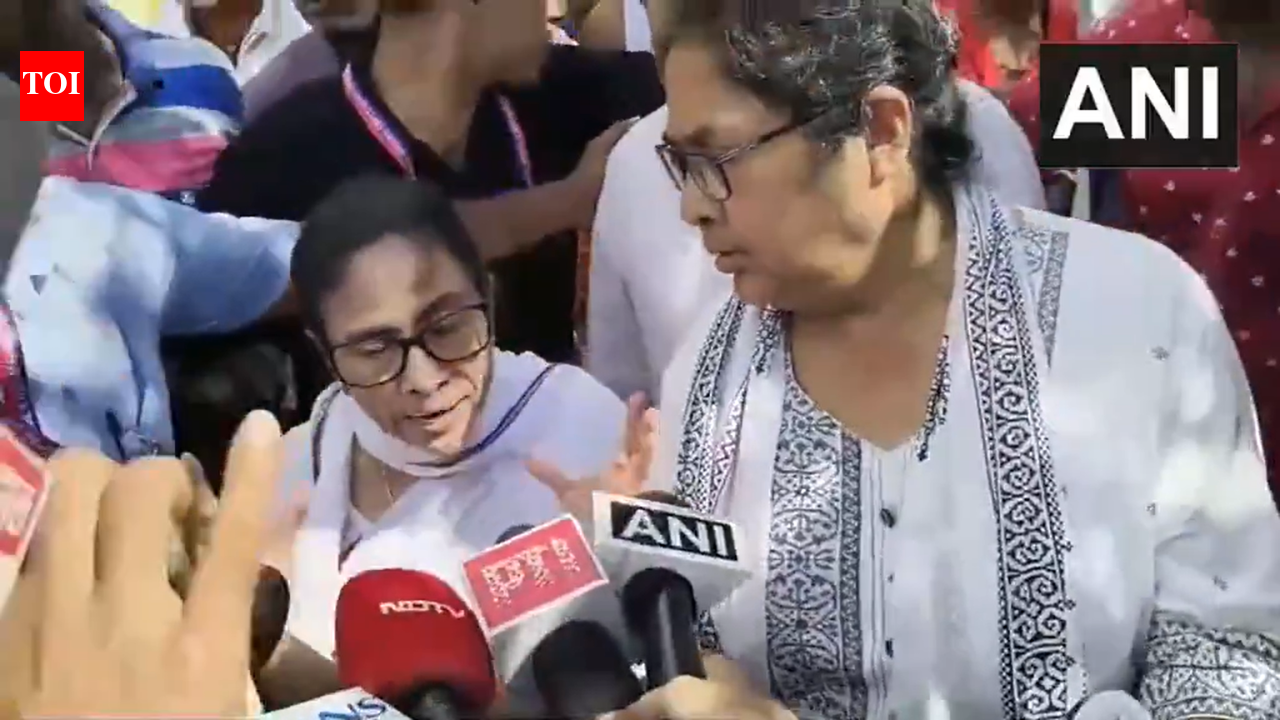 ‘Stones, shoes thrown at my car’: Mamata faces protest during visit to kin of dead TMC worker