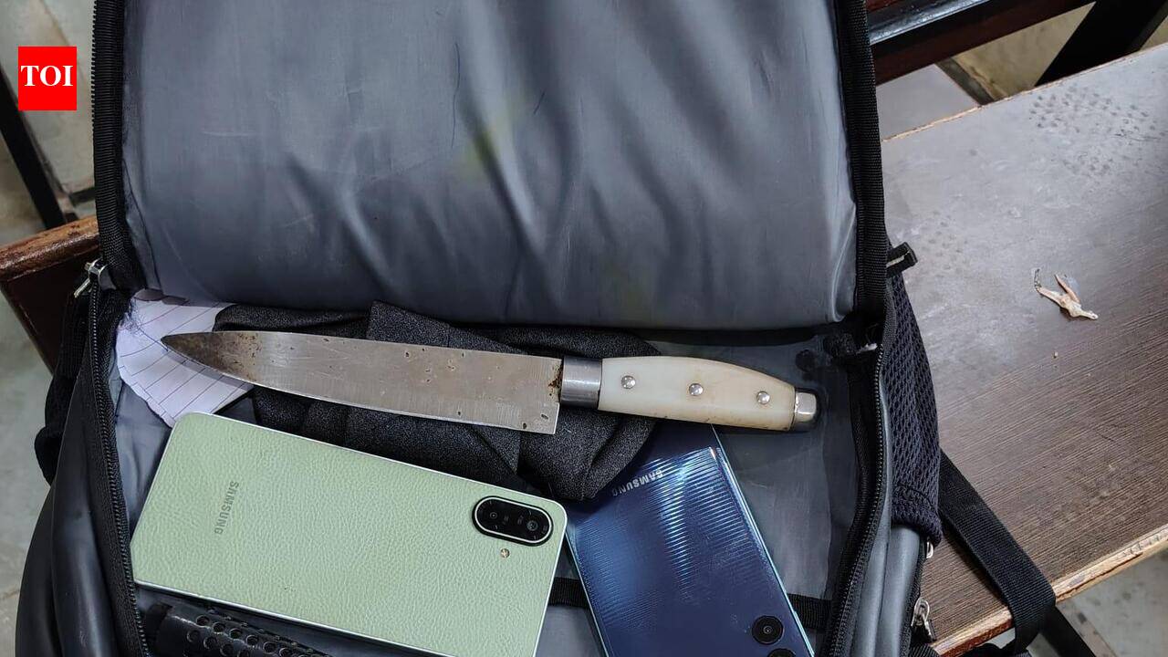 Air gun, knife found in Class XI student's bag during Fbd school check