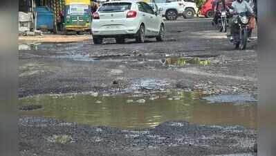1 year on, key road in Gurgaon Sector 9A riddled with craters, commute a nightmare