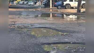 1 year on, key road in Gurgaon Sector 9A riddled with craters, commute a nightmare